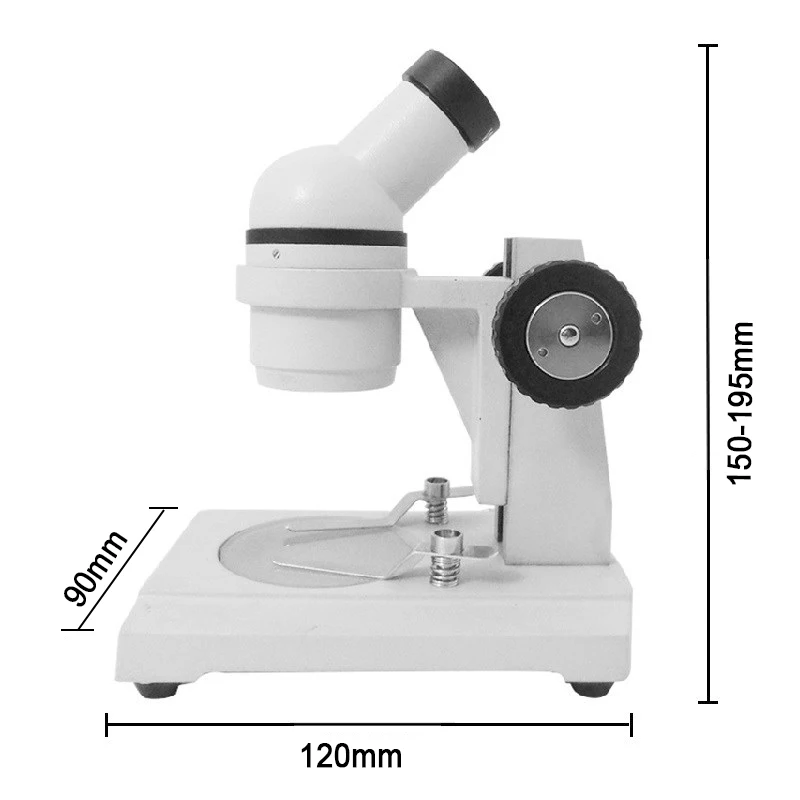 Stereo Microscope 20X 40X Monocular Dissecting Microscope Educational Laboratory Microscope UP-right Image for PCB Inspection