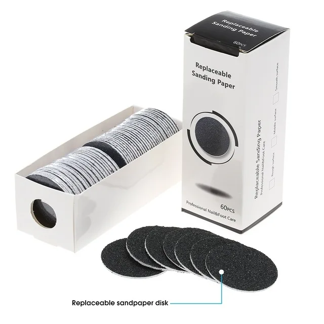 only sandpaper discs Электрическая Шлифовальная Пилка Для ног, средство для удаления костных наростов инструменты электрические педикюр машина для Педикюр ног мозолей Callus Удаление Уход за ногами средство для ног для удаления омертвевшей кожи - Цвет: only sandpaper discs
