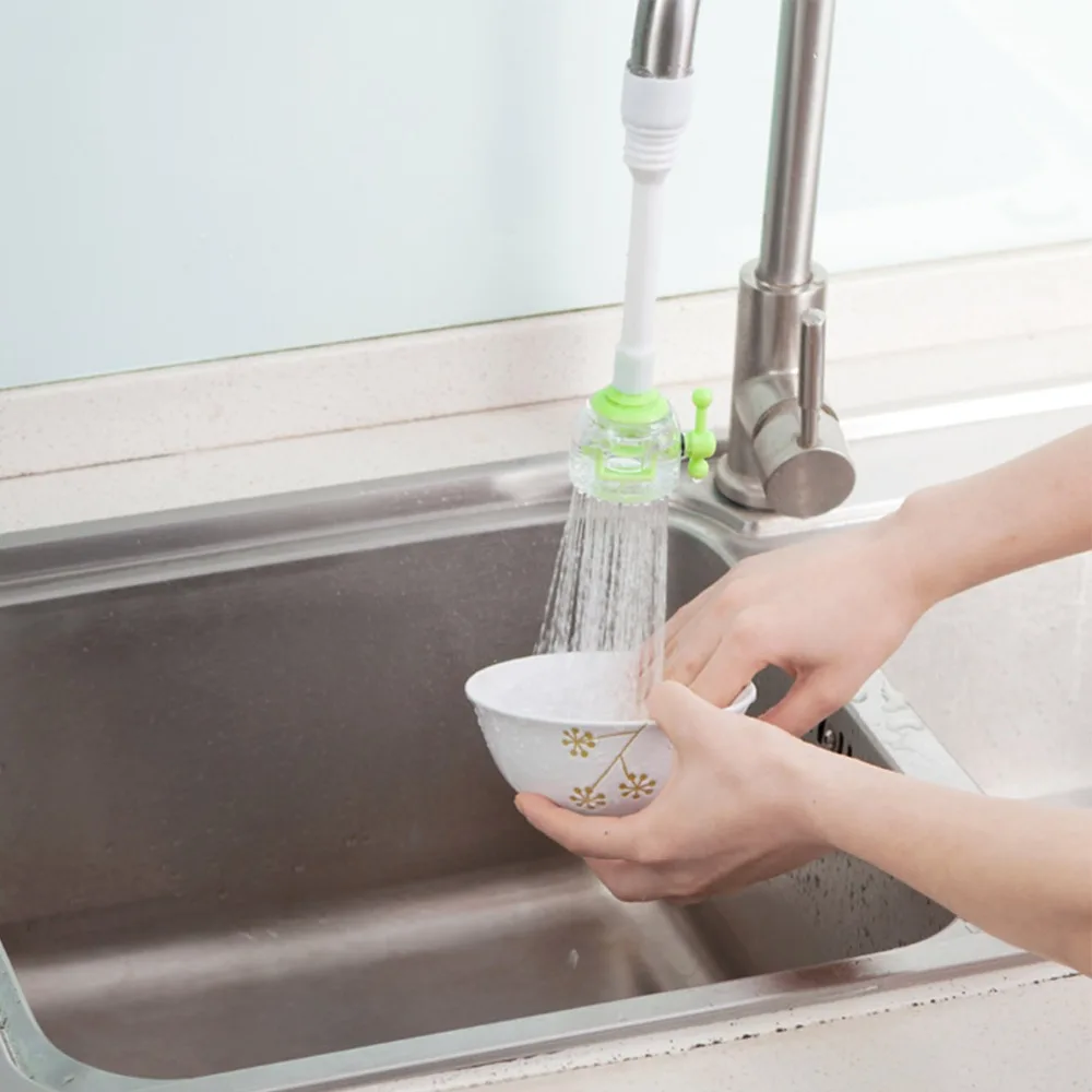 Rotatable Faucet Splash Shower Kitchen Extender Water Saving Shower Head Filters Water Saving Device Home Kitchen