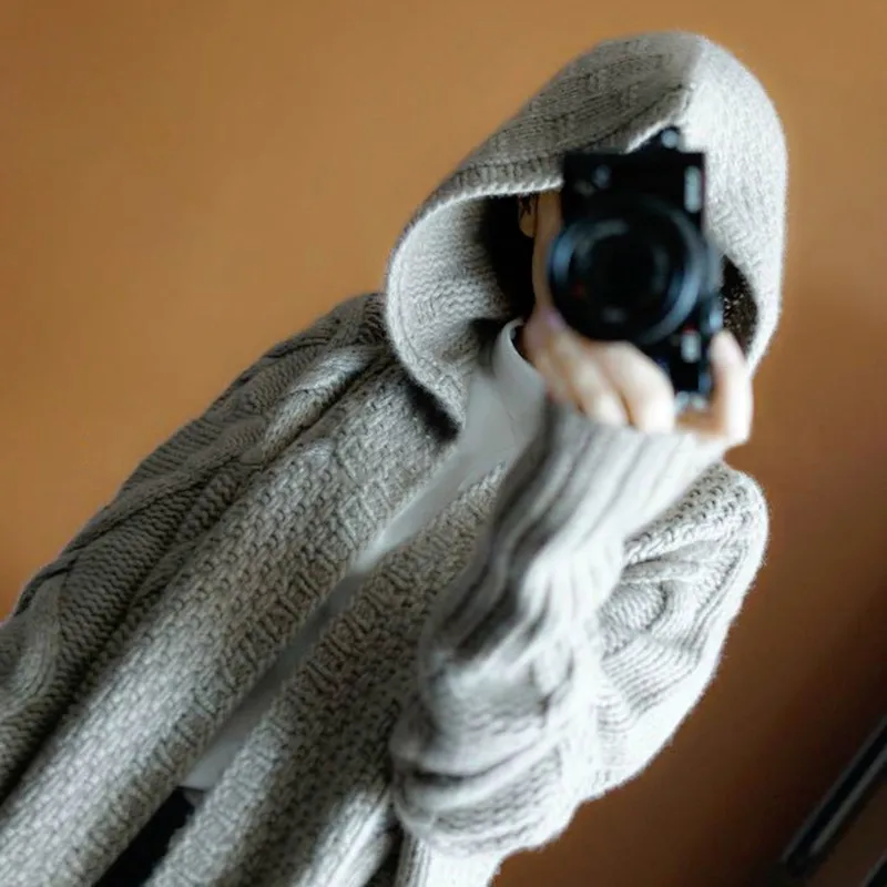 #Special Offers Sweater Coat Women's Mid-length Autumn & Winter Laziness-Style Cardigan Linen Flower Color 2019 New Style Chunky Yarn Wool Sweat #Special Offers Sweater Coat Women's Mid-length Autumn & Winter Laziness-Style Cardigan Linen Flower Color 2019 New Style Chunky Yarn Wool Sweat