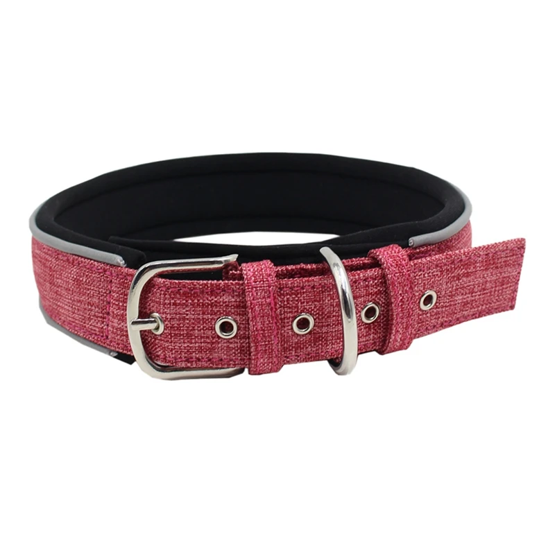 Pet Dog Collar Diving Material Reflective Dog Collars For Small Medium Large Dogs Pitbull Bulldog Beagle Dogs Walking Supplies