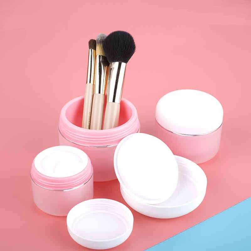 Double wall Pink Jar 07