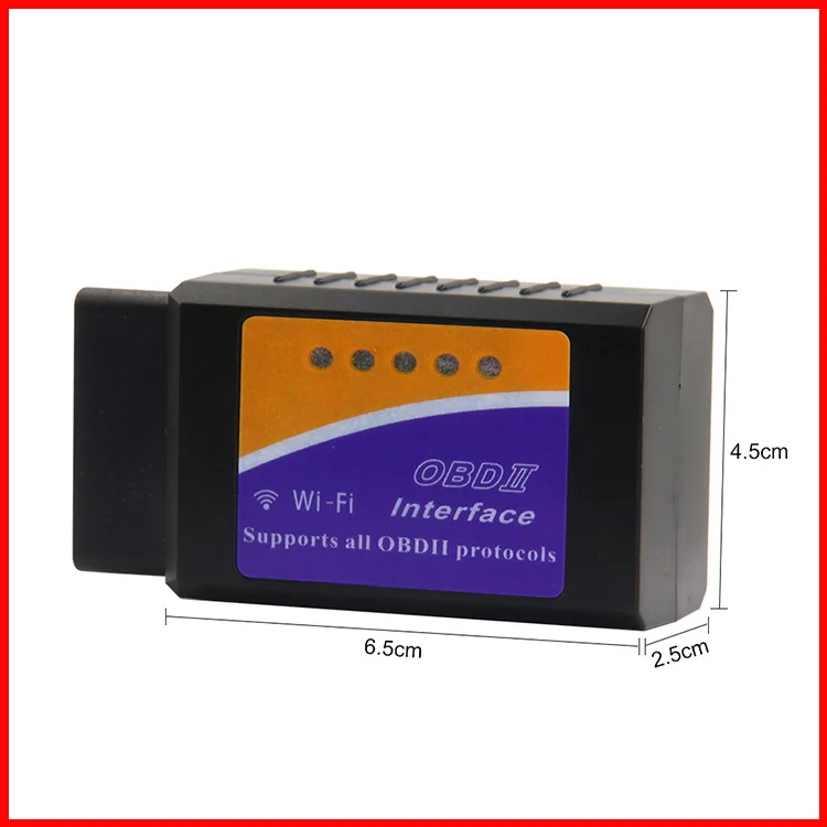 ELM327 wifi V1.5 автомобильный диагностический инструмент ELM 327 OBD II чип сканера PIC18F25K80 рабочий Android/IOS/Windows 12V диагностический сканер