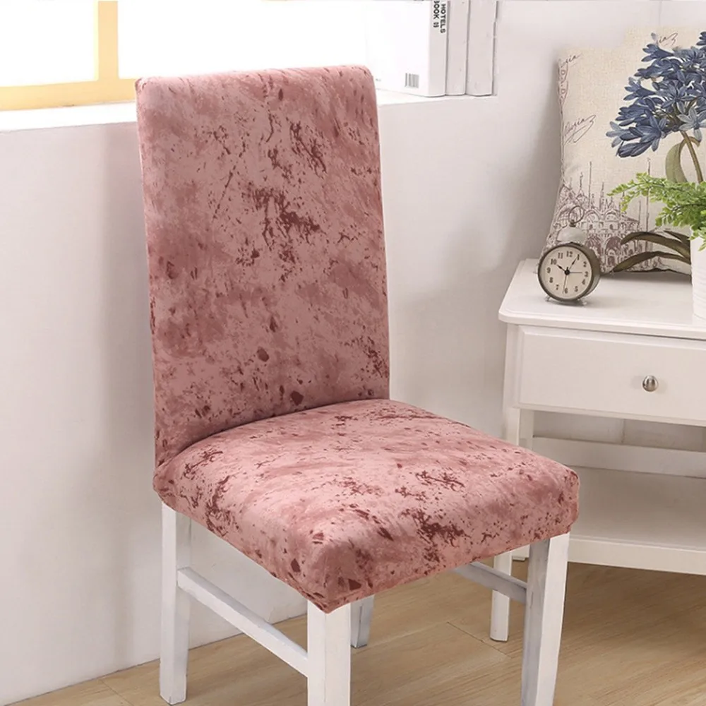 Подушка Slipcover брызг чернил стрейч обеденный стул крышка машинная стирка ресторан для свадьбы банкетное сиденье - Цвет: 8
