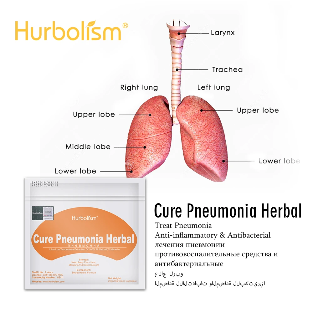 Formula Of Natural Herbal Medicines To Cure Pneumonia Lung Inflammation