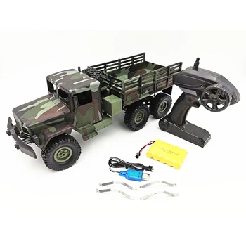 

MN77 WPL B16 Ural 1/16 RC Car 6WD Rock Crawler WW2 Army Vehicles 6 Wheel Remote Control Military Truck Toys For Boys VS B36 B24