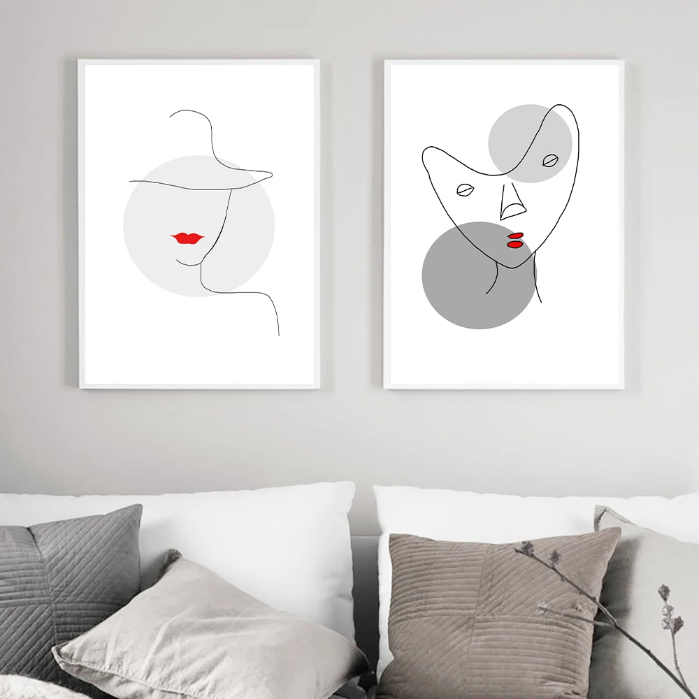 Abstract-Black-White-Romantic-Kiss-Canvas-Painting-Quotes-Wall-Art-Poster-Print-Fashion-Picture-Couples-Lovers (3)