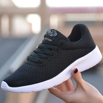 

Men's Lace up Walking Loafers Breathable Lightweight Mesh Casual Sneakers Wearable Outdoor Lightweight Sports Shoes кеды A30