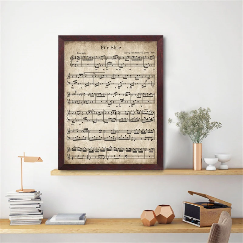 Vintage Sheet Music Prints