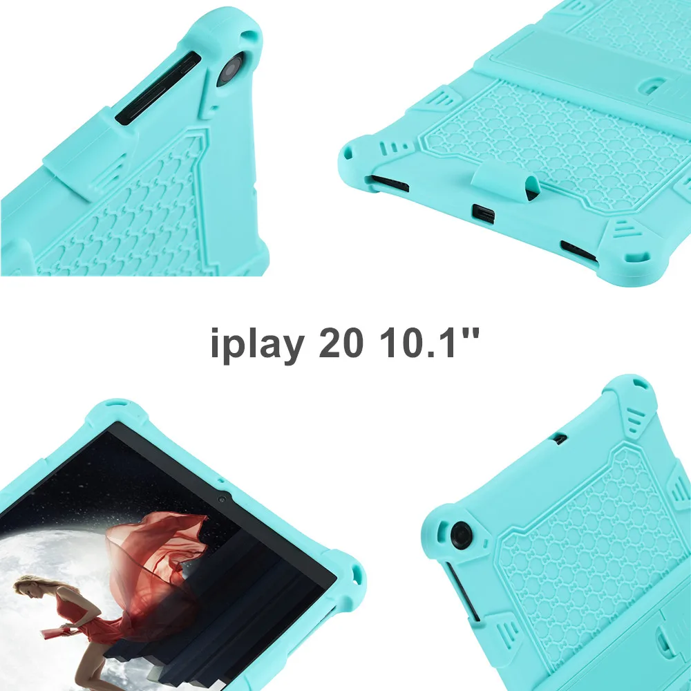 Capa Macia para Alldocube Iplay 20 Pro 10.1 Tablet pc Silicon Stand Estojo Protetor para Iplay20 - Imagem 3