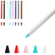 Colorful Silicone Replacement Tip Case Nib Cover Skin For Apple Pencil 1st 2nd Stylus Touchscreen Pen Protective Sleeve Cover