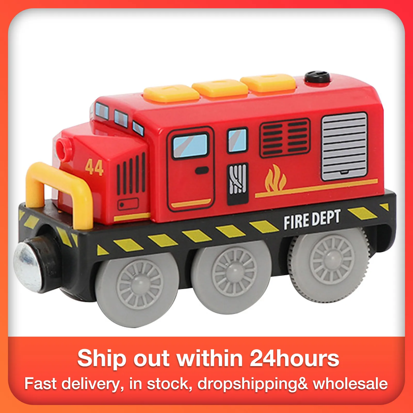 2021 Best Selling Railway Locomotive Magnetically Connected Electric Small Train Magnetic Rail Toy Compatible With Wooden Track with remote controller children s electric train double baby dual drive rechargeable retro stroller with one railway carriage