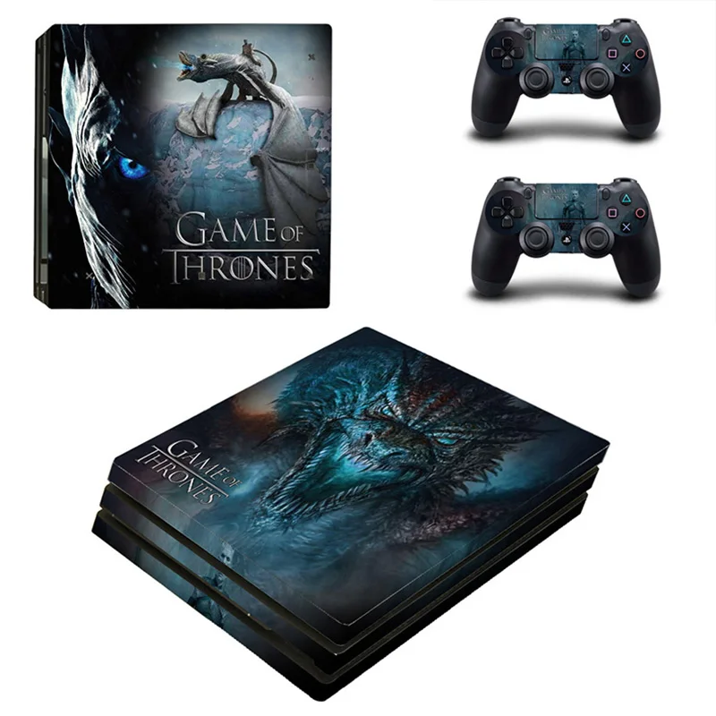 

PS4 Pro Stickers Game of Thrones Play station 4 Pro Vinyl Skin Sitcker Pegatinas For PlayStation 4 Pro console and controller