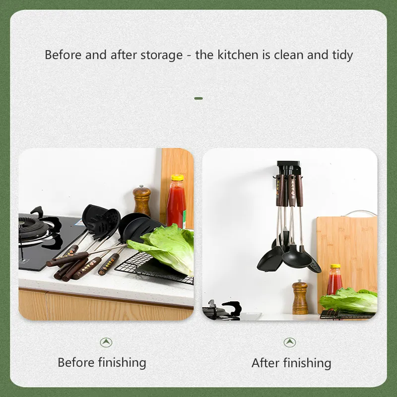 Kitchen utensils holder spoon holder spoon rest utensil holder spatula holder 360°rotate retractable kitchen spoon holder