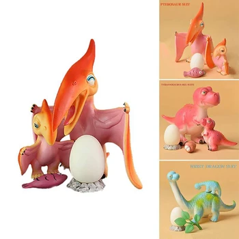 

Simulated Dinosaur Model Toy Soft Glue Mother Dinosaur Dinosaur Egg Children Puzzle Play Parent-Child