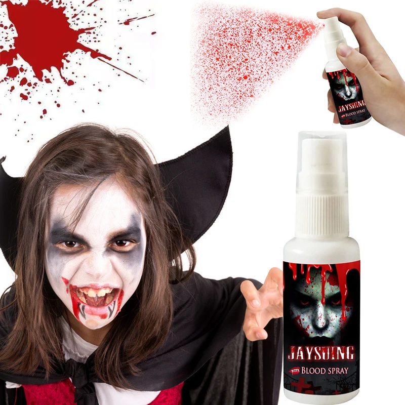 Halloween Makeup Kit Fake Blood White Cream Vampire Decoration Fancy Dress Party