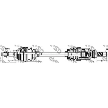 

Drive Assembly Dacia Logan (LS _) GSP art. 250353