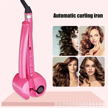 

Automatic Hair Curler Auto Ceramic Wireless Curling Iron Hair Waver Tongs Beach Waves Iron Curling Wand Air Curler USB Cordless