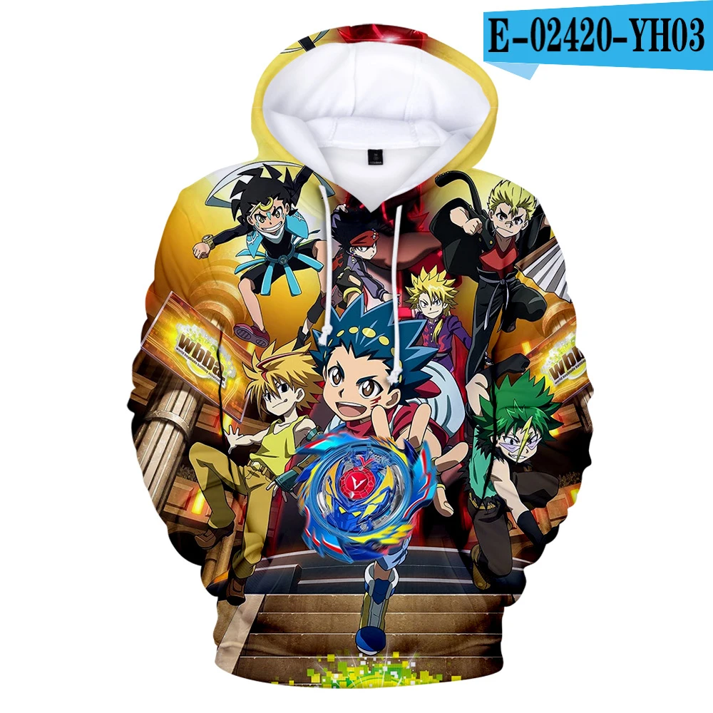 3D Толстовки с 3D Beyblade Burst Evolution, мужские модные детские пуловеры, осенние высококачественные детские худи для мальчиков и девочек, свитшоты - Цвет: 3D