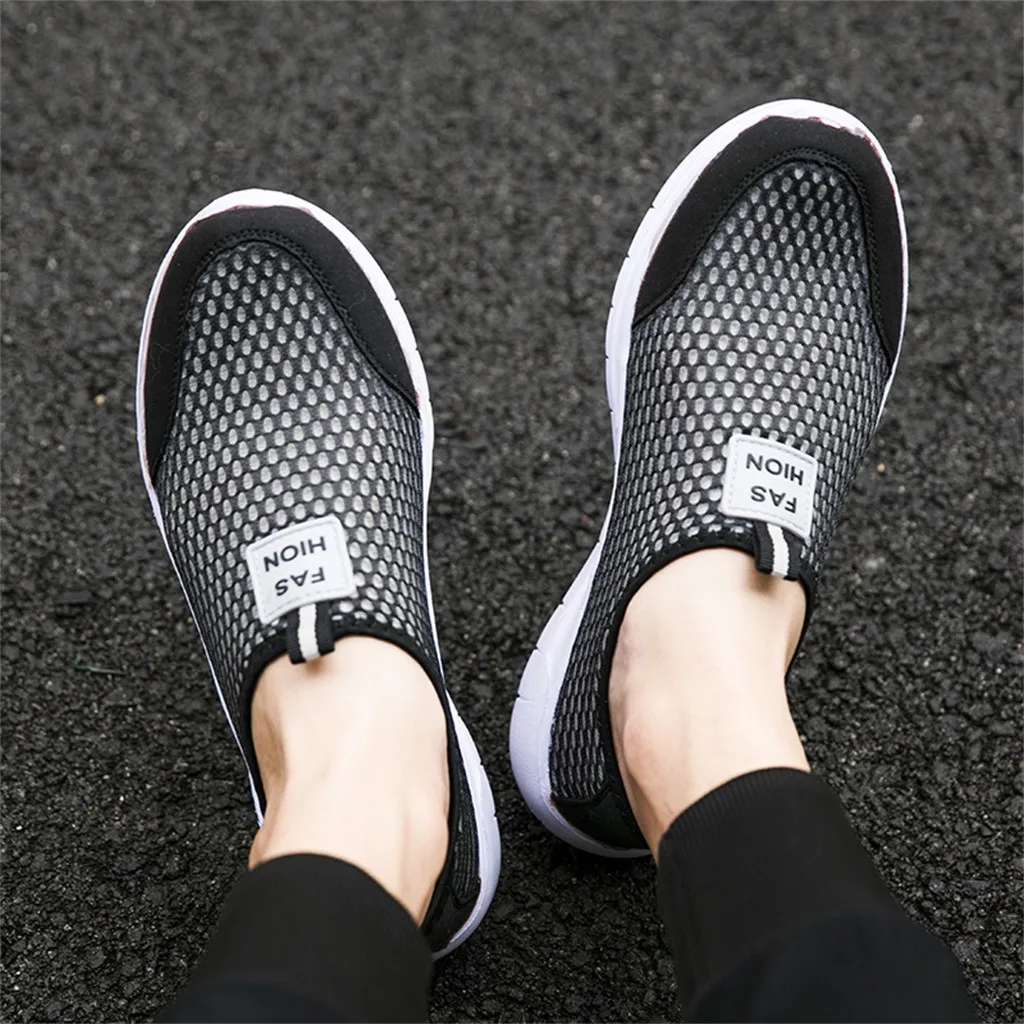 KANCOOLD Running Shoes Men Sneakers Wild Mesh Cloth Athletic Comfortable Lightweight Walking Leisure Sports Board Shoes 109#4