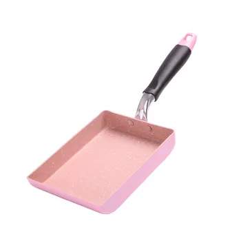 

Breakfast Pot Thickened Rectangle Gas Cooker Easy Clean Non Stick Frying Pan Mini Tamagoyaki Omelette Anti Scald Eggs Pancake