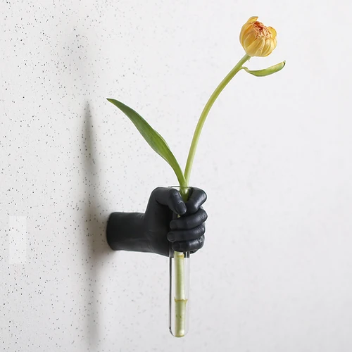 Необычный, прозрачный стеклянный стенная ваза гидропоника горшок для растений горшок для дома гостиная стена бара ресторана Декор подвесной цветочный горшок - Цвет: A (without plant)