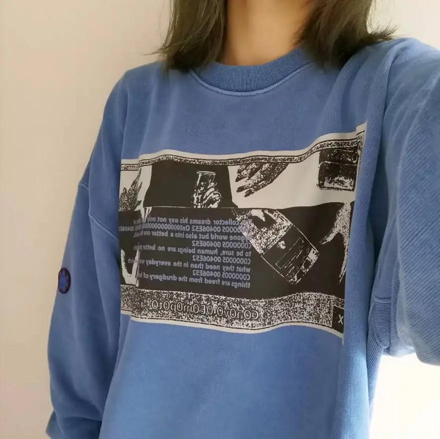 19ss толстовки с капюшоном для мужчин и женщин, 1:1, лучшее качество, сплит соединение, синий цвет, модные толстовки, натуральный Повседневный пуловер с капюшоном