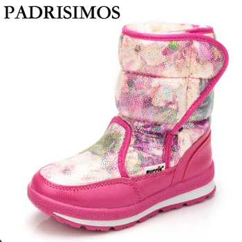 

PADRISIMOS Winter New Shoes Children's Snow Boots Winter Warm Plush Thickening Children's Boots Daughter Snow Boots JSH-M903
