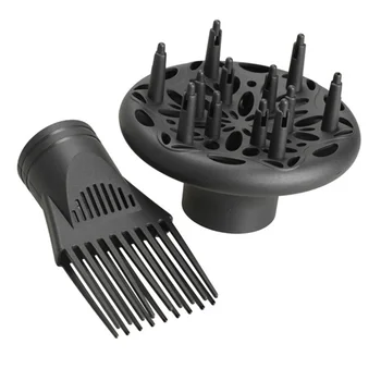 

2pcs Hairdressing Salon Set Tool Hair Dryer Diffuser Blower Black
