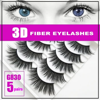 

5 Pairs natural false eyelashes fake lashes long makeup 3d mink lashes eyelash extension mink eyelashes for beauty