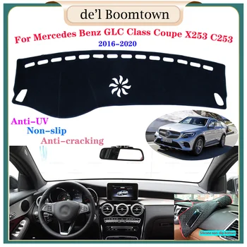

Car Dashboard Cover Dash Mat For Mercedes Benz GLC Class Coupe X253 C253 Auto Non-slip Shade Pad Carpet GLC300 200 220 2016~2020