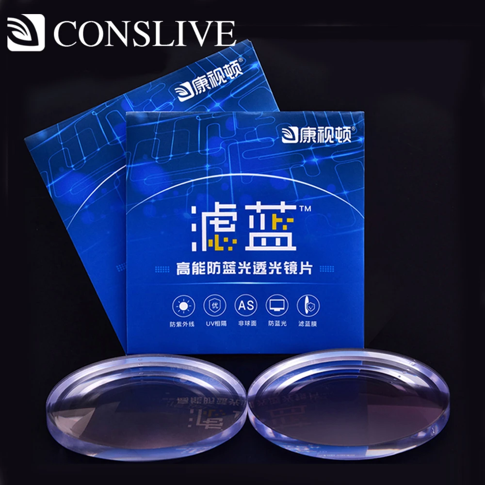 Gafas de prescripción Anti Ray 1,56 1,60 1,67 gafas de miopía graves de índice, lentes de bloqueo de luz azul asférica|Gafas - AliExpress