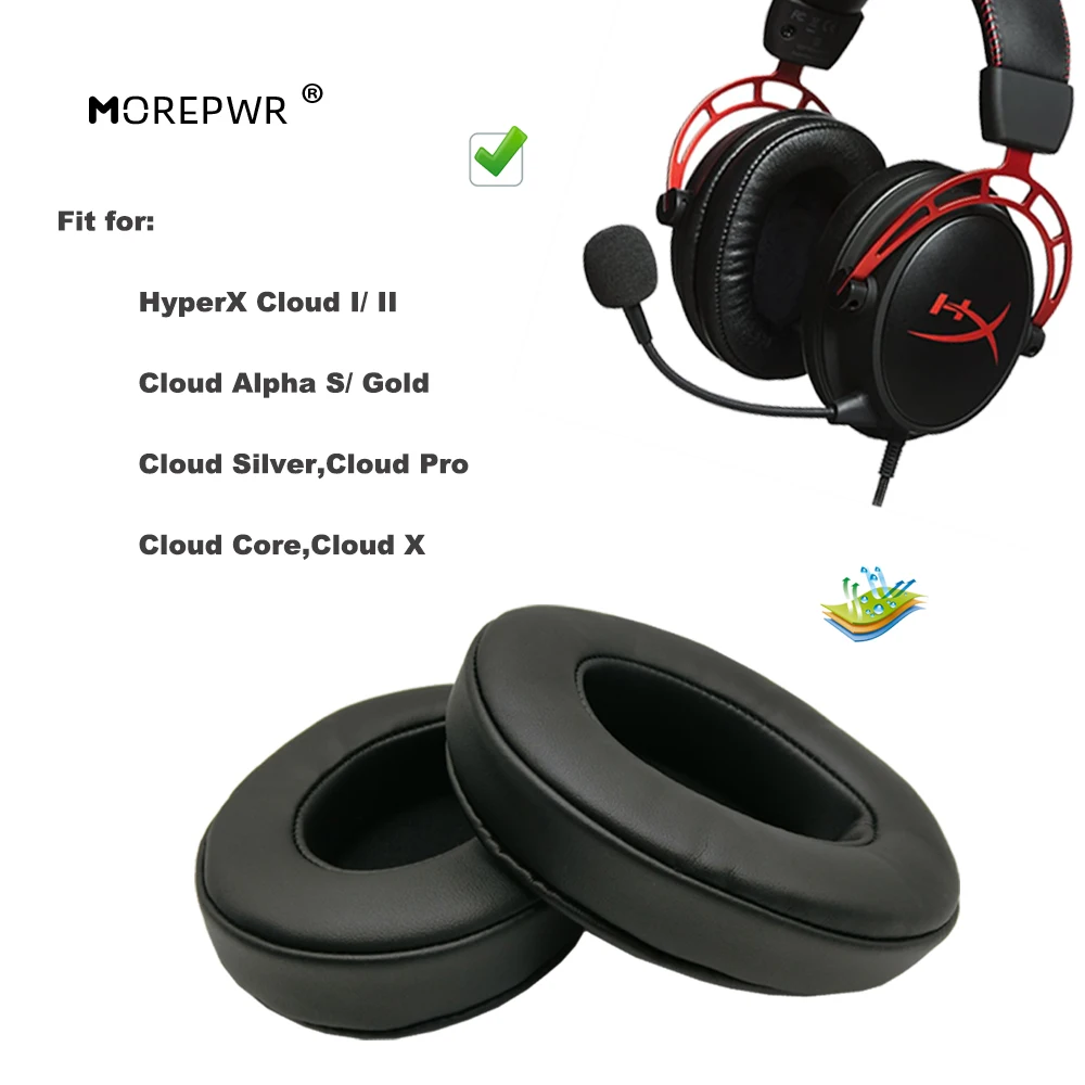 Сменные амбушюры для HyperX Cloud I/ II Alpha S/ Gold Silver Pro Core X | Электроника