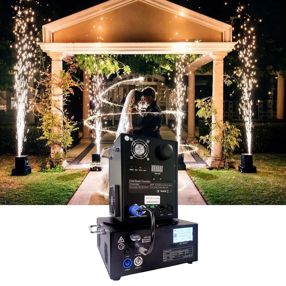 Fogos de Artifício Bateria de Alimentação Móvel sem Fio Faísca Fria Máquina Sparkler Power Bank Portátil 1000w Mostrar Dmx Pacote Conveniente Remoto Computers & Electronics