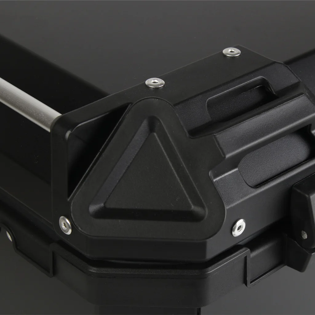 45L-100L Universal Fit Aluminum Topcase Moto Trunk Motorcycle Luggage Case Top Box Storage Rear Tail Helmet Carrier Accessories