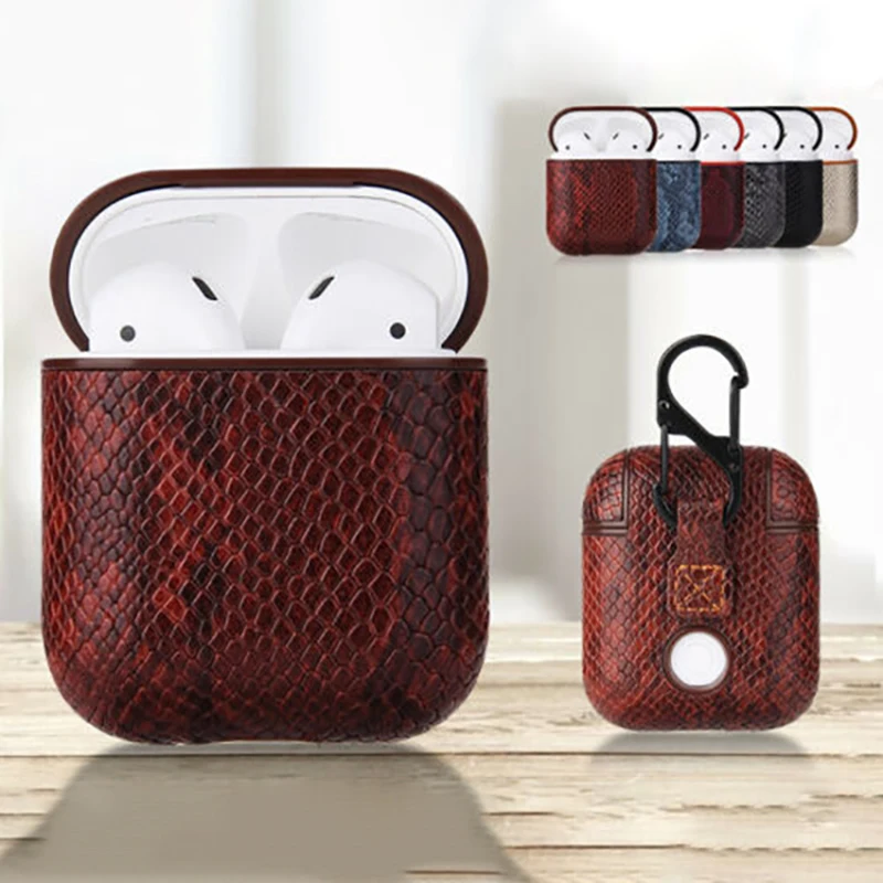 

Luxury Leather Case for Apple Airpods Protective Cover Skin for Airpods Charging Case Earphone Cover Accessories