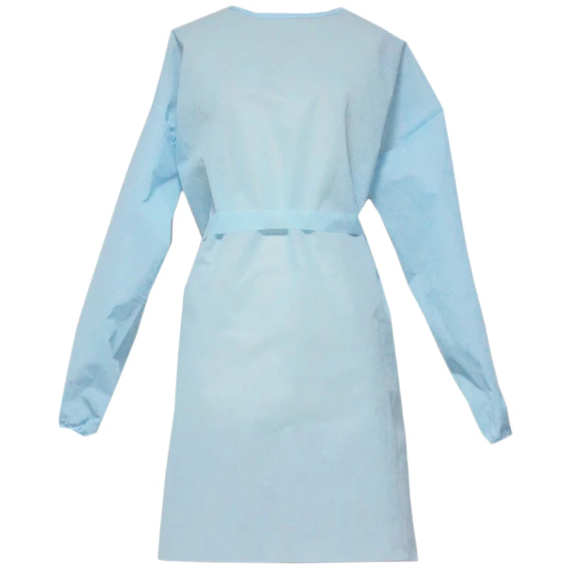 

5Pcs/Set Disposable Isolation Clothes Non-Woven Security Protective Suit Dustproof Labor Coveralls Protection Clothing Smock