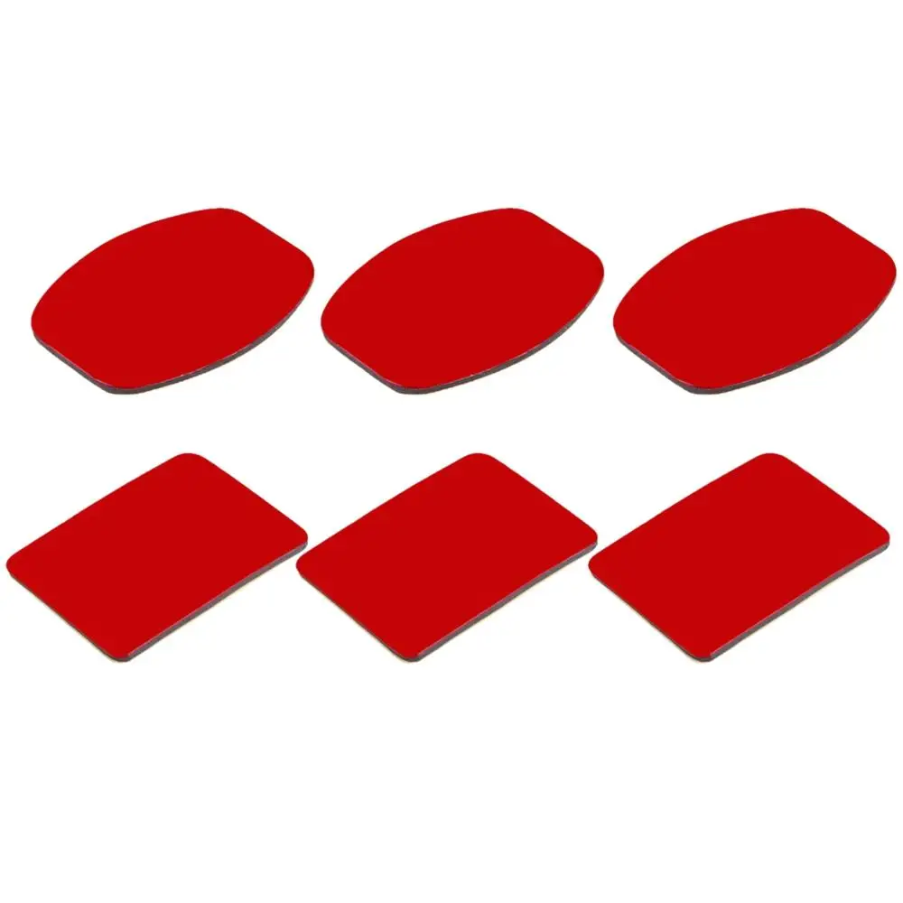 Puluz For Go Pro Accessori 3 Adesivi Piatti + 3 Adesivi Per Pad Adesivi Vhb Curvo 3M Per Gopro Hero5 Hero4 Session Hero 5 4 3 +