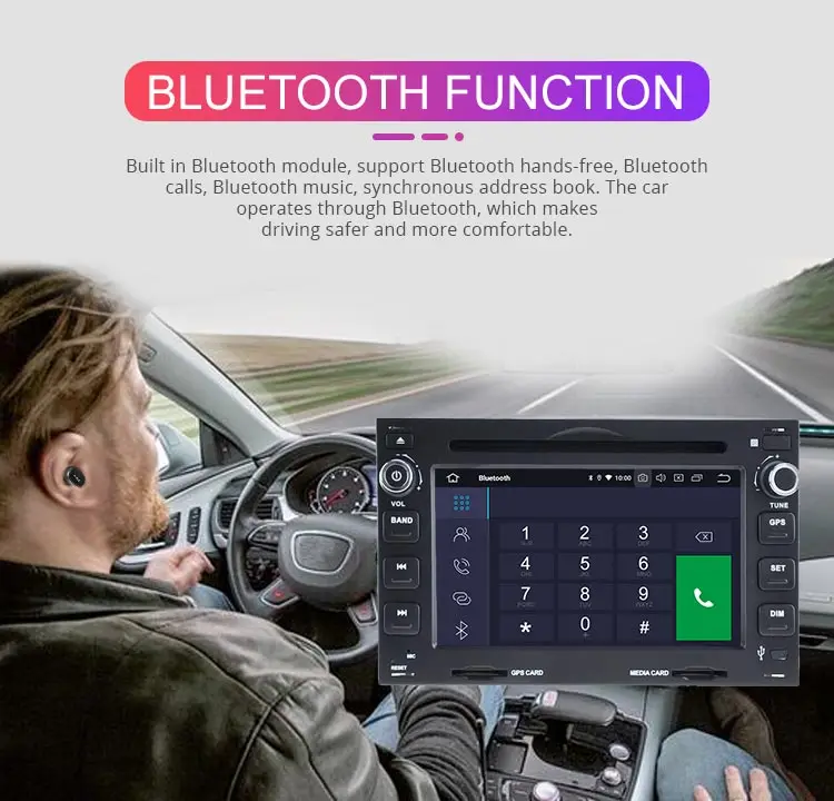 Clearance Besina Android 9.0 2 din Car DVD GPS Radio Player For Volkswagen PASSAT B5 MK5 GOLF POLO TRANSPORTER Radio GPS Navigation Stereo 9