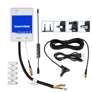 

Compact Alarm Waterproof Transmit Sensor Meters Signal to Cloud GSM GPRS Communication Real-Time IoT Module 100-240V