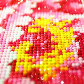 

DIY Diamond Embroidery Purple Rose Diamond Painting Cross Stitch Full Round Drill Decoration Gift