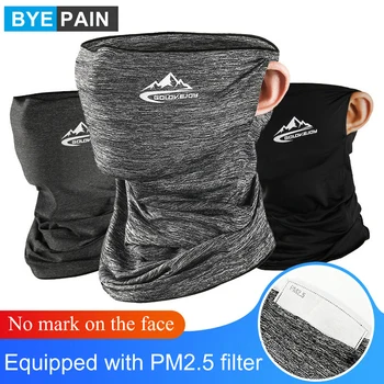

1Pcs BYEPAIN Summer UV Protection Mouth Mask with Ear Loops Ultra-Thin Breathable Ice Silk Sunscreen Mask for Women Men Outdoor