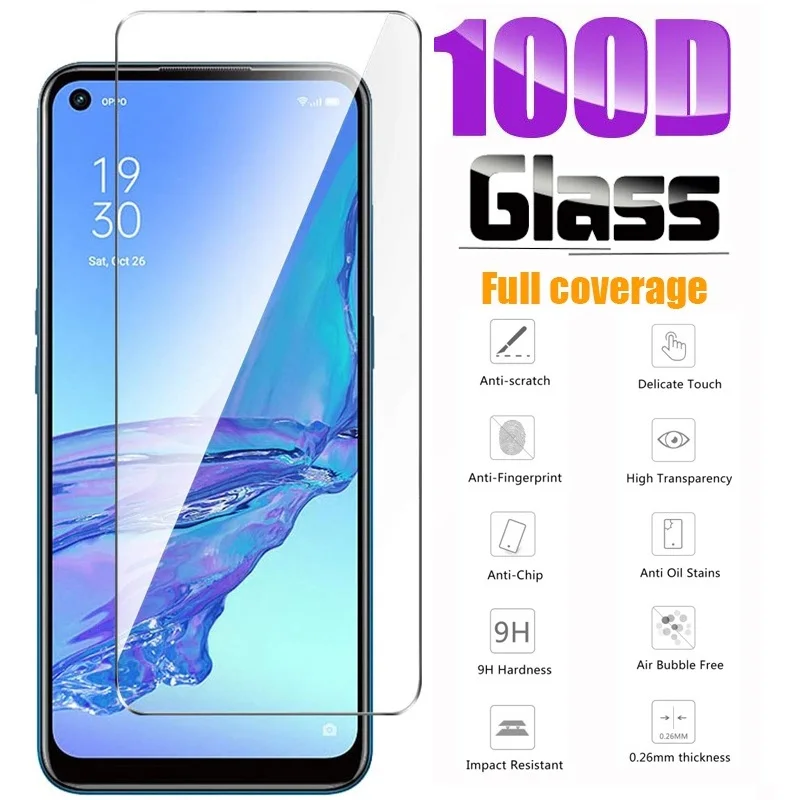 Защитное стекло для Oppo A39 A5 A9 2020 A8 A91 HD жесткое закаленное R15X R17 Pro Reno 2 Z прозрачная