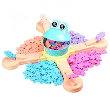 Детские интерактивные игрушки Кормление лягушка едят бобы вечерние Настольные игры для детей 2-4 игрока