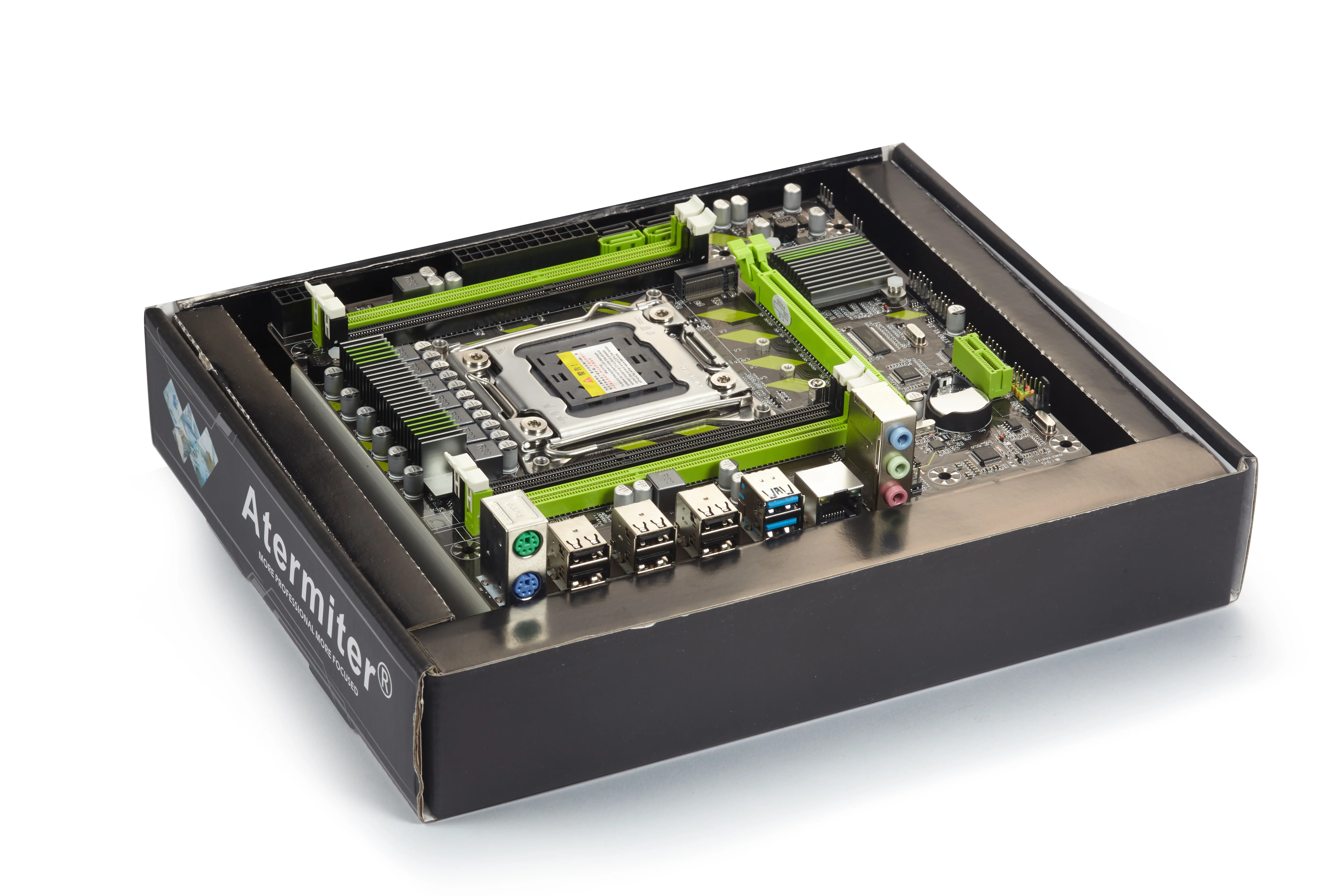 X79 G материнская плата LGA 2011 USB3.0 SATA3 поддержка памяти REG ECC и процессор Xeon E5 4XDDR3 PCI E NVME