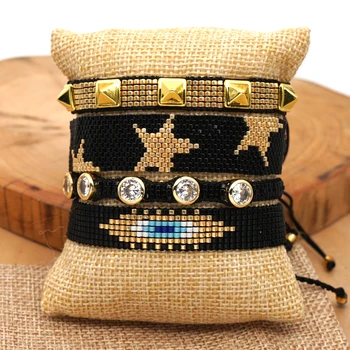 

Go2boho Evil Eye Bracelets MIYUKI Star Bracelet For Women Turkish Eye Jewelry Pulseras 2020 Handmade Femme Armband Bileklik