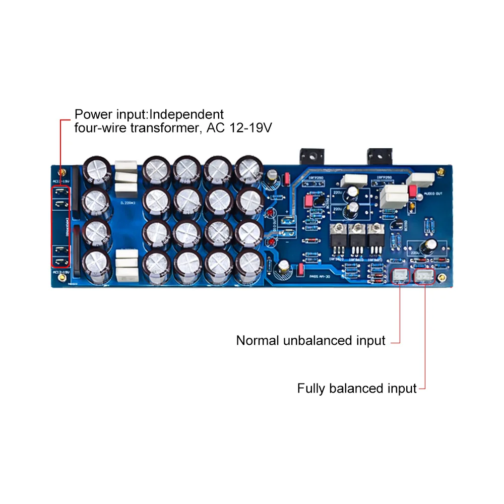 AIYIMA Class A FET Power Amplifier Board 30W Pure Class A HIFI Full Balanced Input IRF9610 IRFP250 Amplificador de Audio Boards