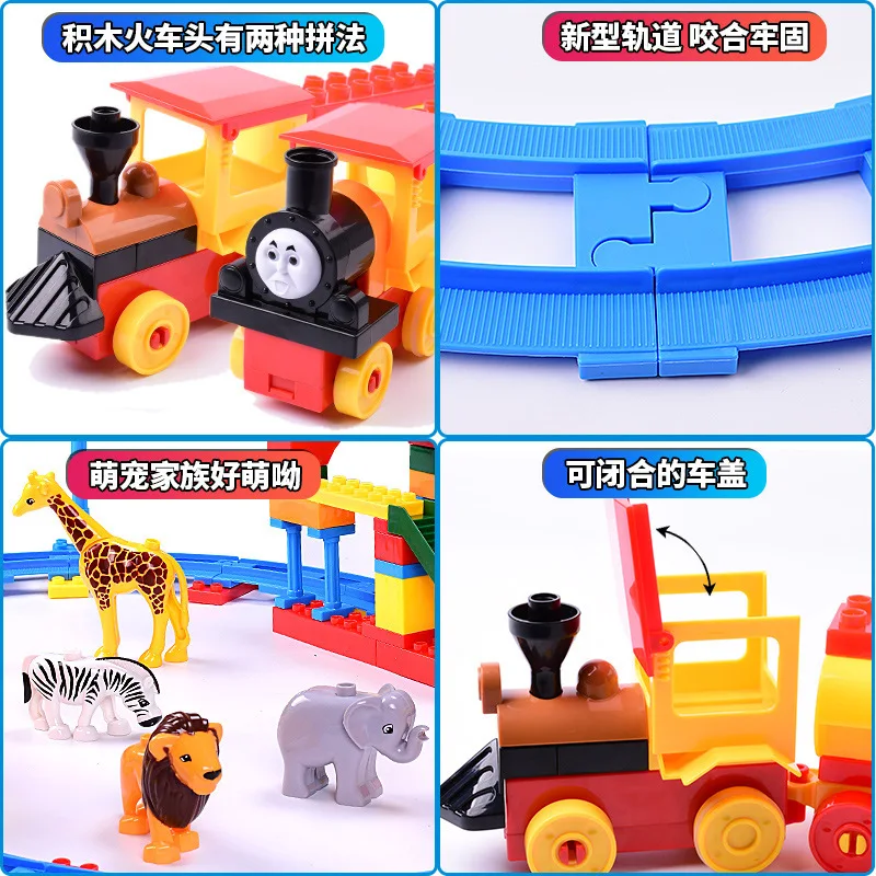 

Genuine Thomas Small Train Set Large Particles Electric Camera Track Fight Inserted Building CHILDREN'S Toy