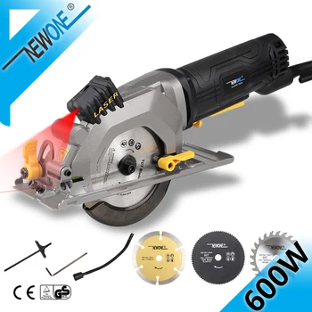 

NEWONE Electric Mini Circular Saw With Laser For Cut Wood,PVC tube,15pcs Discs, 230V Multifunctional Electric Saw DIY Power Tool