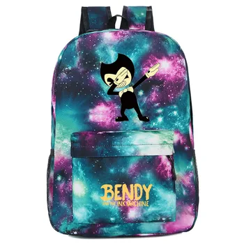 

Fashion Children bendy and the ink machine schoolbags for teenage women Teens Boys Girls Children backpack